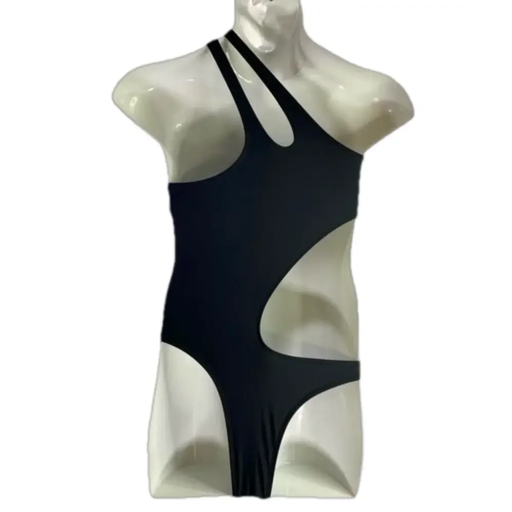 Cupshe X STASSIE One Piece Swimsuit One Shoulder Cutout High Cut NWT Size S